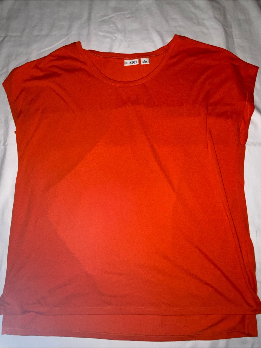 Cato Bright Orange Short-Sleeve Crewneck Tee